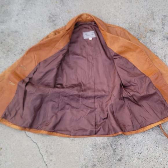 Vtg Soft Impressions Leather Jacket - Picture 7 of 10